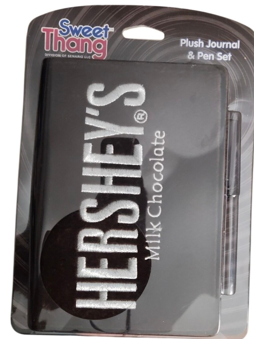 Hersheys Chocolate Bar Plush 70 Page Journal And Pen Set by Sweet Thang NIP